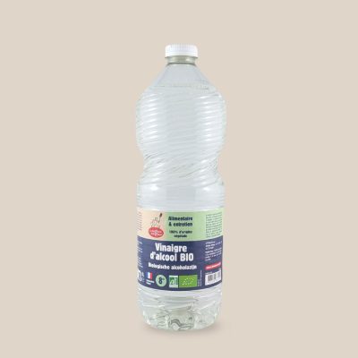 Photo produit : Vinaigre d'alcool bio 8%, bouteille en plastique 1L