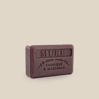 Savonnette Marseillaise – Beurre de karité Bio 125g – Mûre