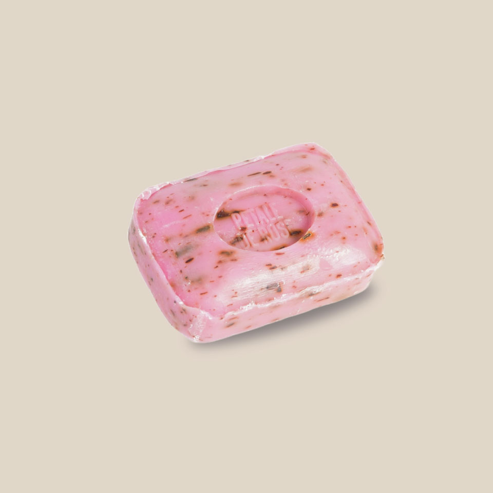 Savon parfumé à base de copeaux de savon de Marseille - Exfoliant