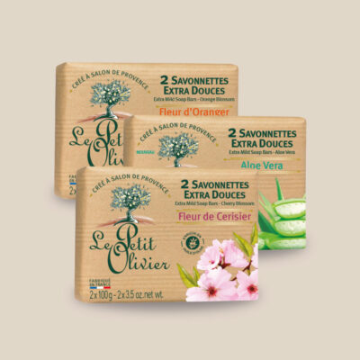 Extra-gentle soap bars – pack of 2x100g