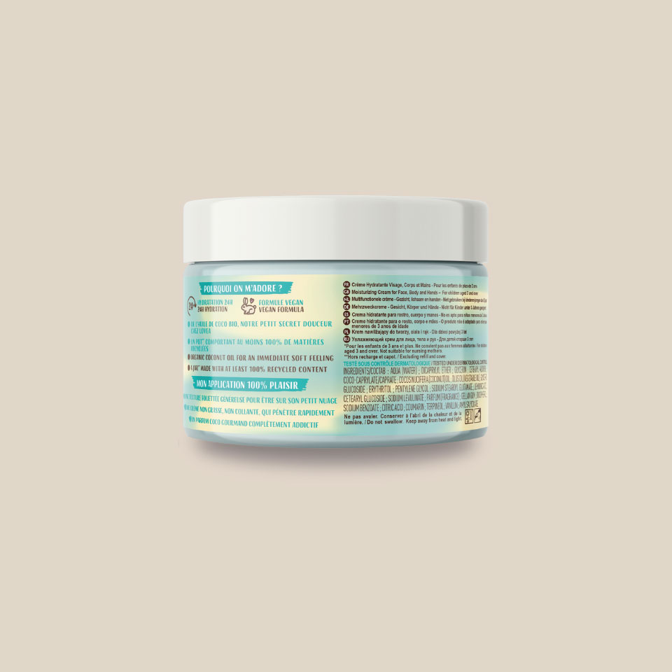 Moisturizing Cream – Face, Body & Hands – Coconut Cloud - Image 2
