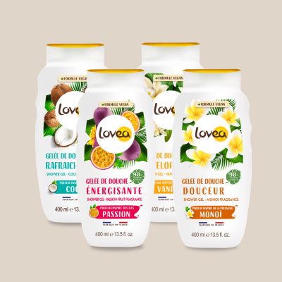 Photo produit : Gelées de douche parfum exotique, flacon 400ml