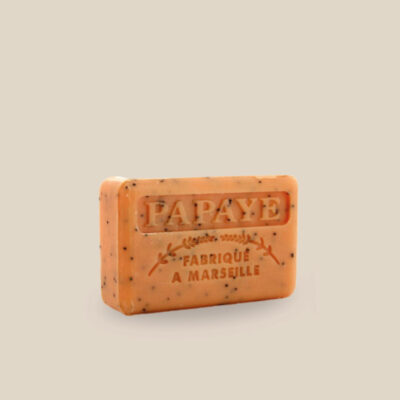 Marseille Soap – Organic Shea Butter 125g – Papaya