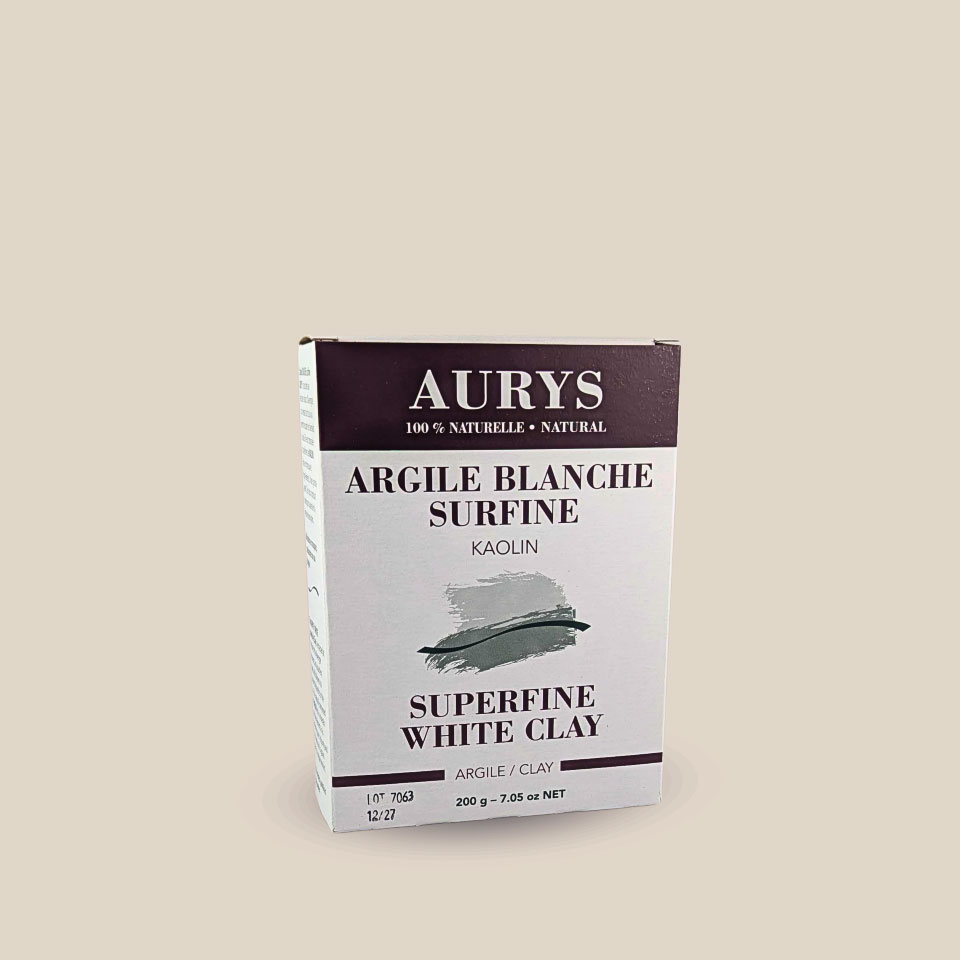 Photo produit : argile blanche surfine boite 200g