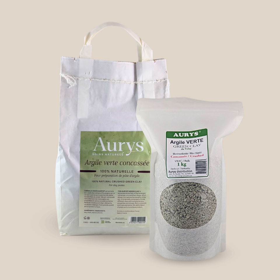 Argile verte concassée - Aurys