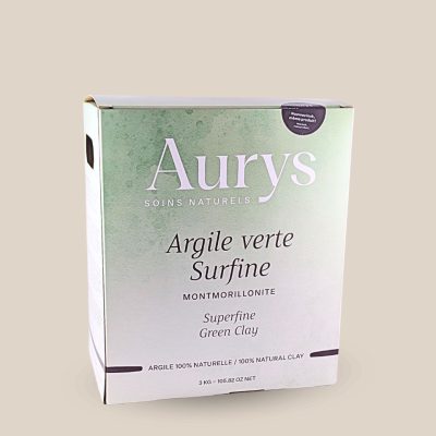 Photo produit : Argile verte surfine, boîte de 3 kg