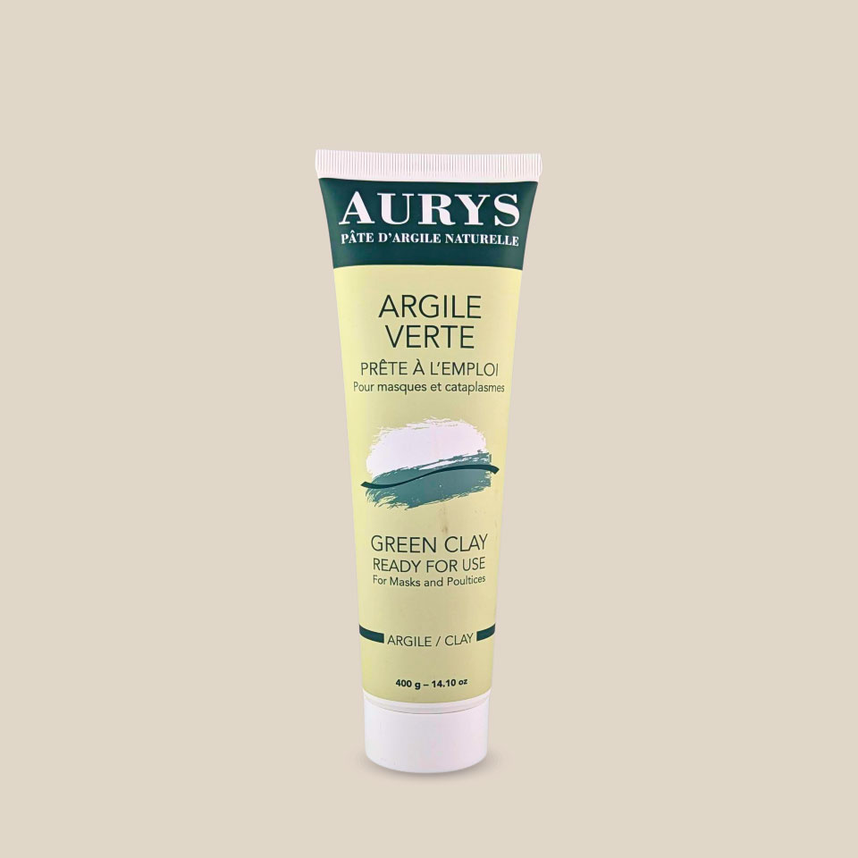 Photo produit : Argile verte prête-à-l'emploi, tube de 400g