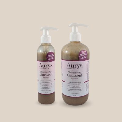 Shampooing Ghassoul nouveau look, formule améliorée (format 250ml et 500ml)