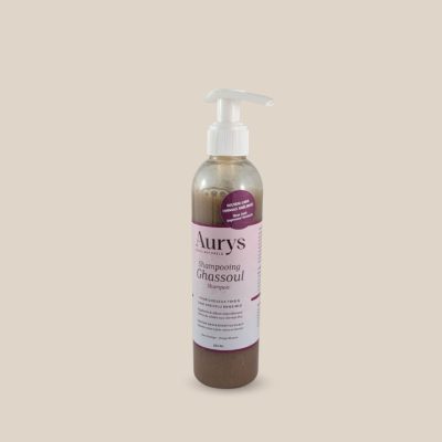 Shampooing Ghassoul, 250ml, bouteille avec pompe