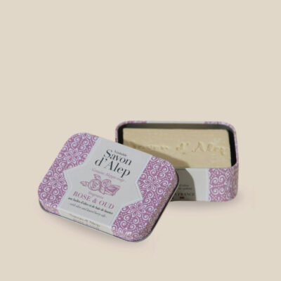 Savon d'Alep 100 g – Rose de Damas & Oud