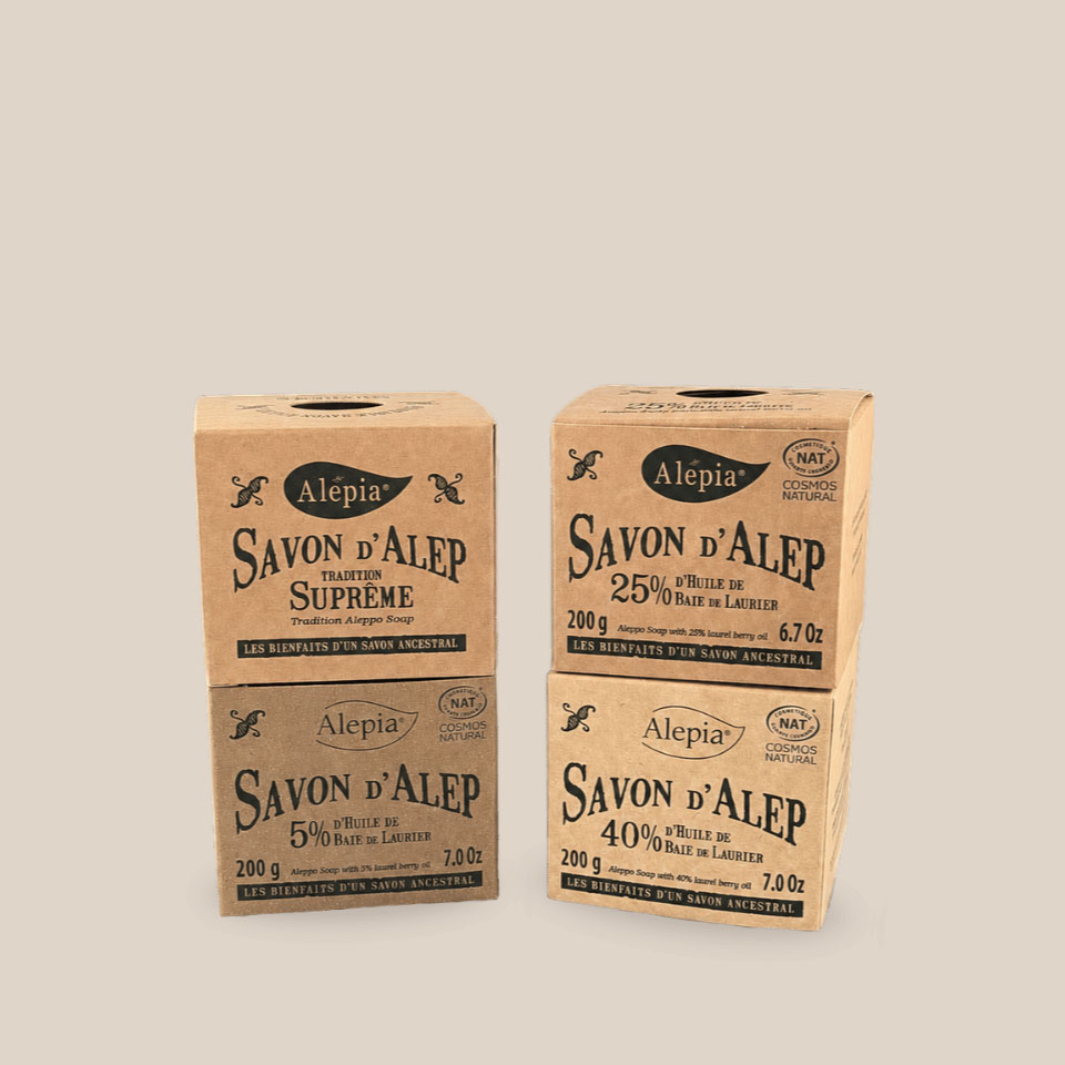 Savons d'Alep authentique (France), boîtes