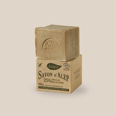Aleppo soap with 25% laurel berry oil, 200g FRANCE