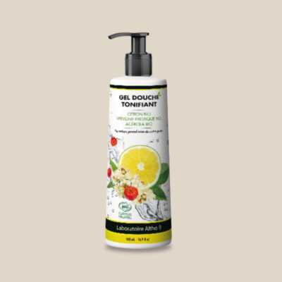 Gel douche Tonifiant Bio – Citron, Verveine exotique et Acérola