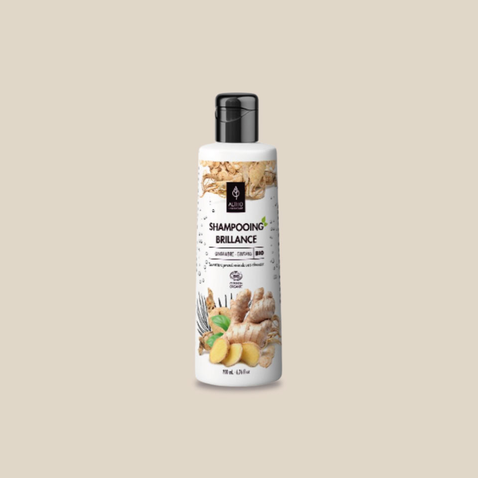Organic Shine Shampoo – Ginger and Ginseng