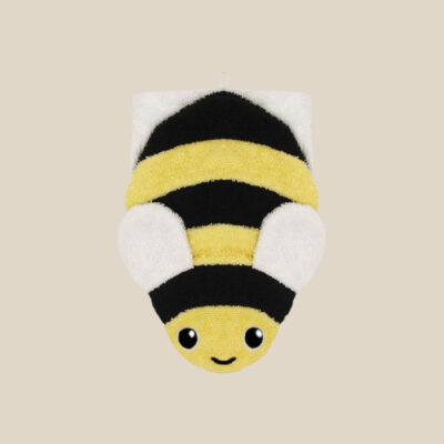 Organic cotton washcloth – Bee
