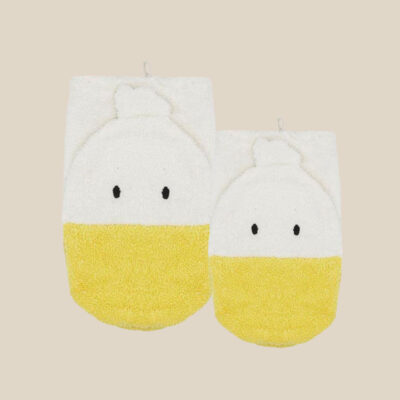 Gant de toilette en coton bio – Canard