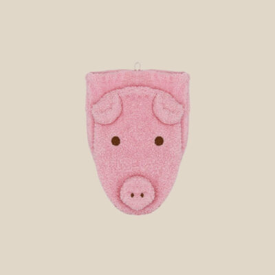 Organic cotton washcloth – Pig