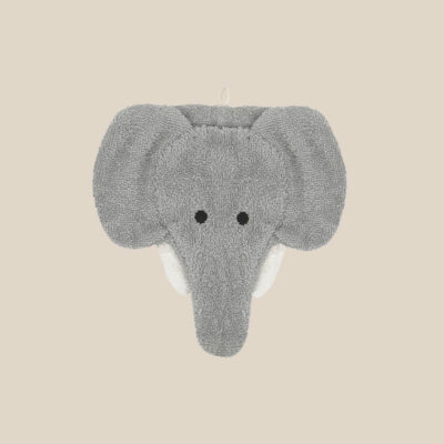 Organic cotton washcloth – Elephant
