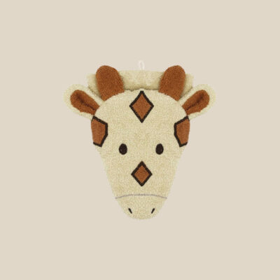 Organic cotton washcloth – Giraffe