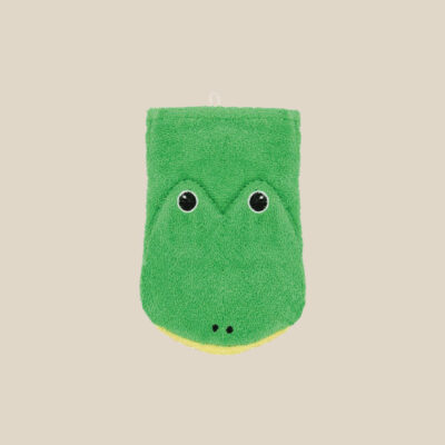 Organic cotton washcloth – Crocodile