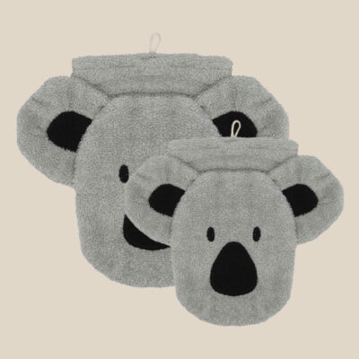 Gant de toilette en coton bio – Koala