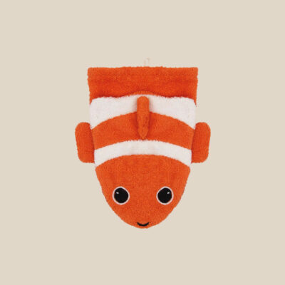 Organic cotton washcloth – Clownfish
