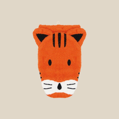 Organic cotton washcloth – Tiger
