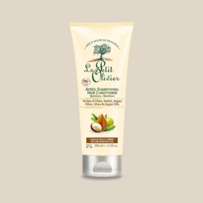 Après-shampooing – Cheveux Secs/Abimés – Olive, Karité & Argan