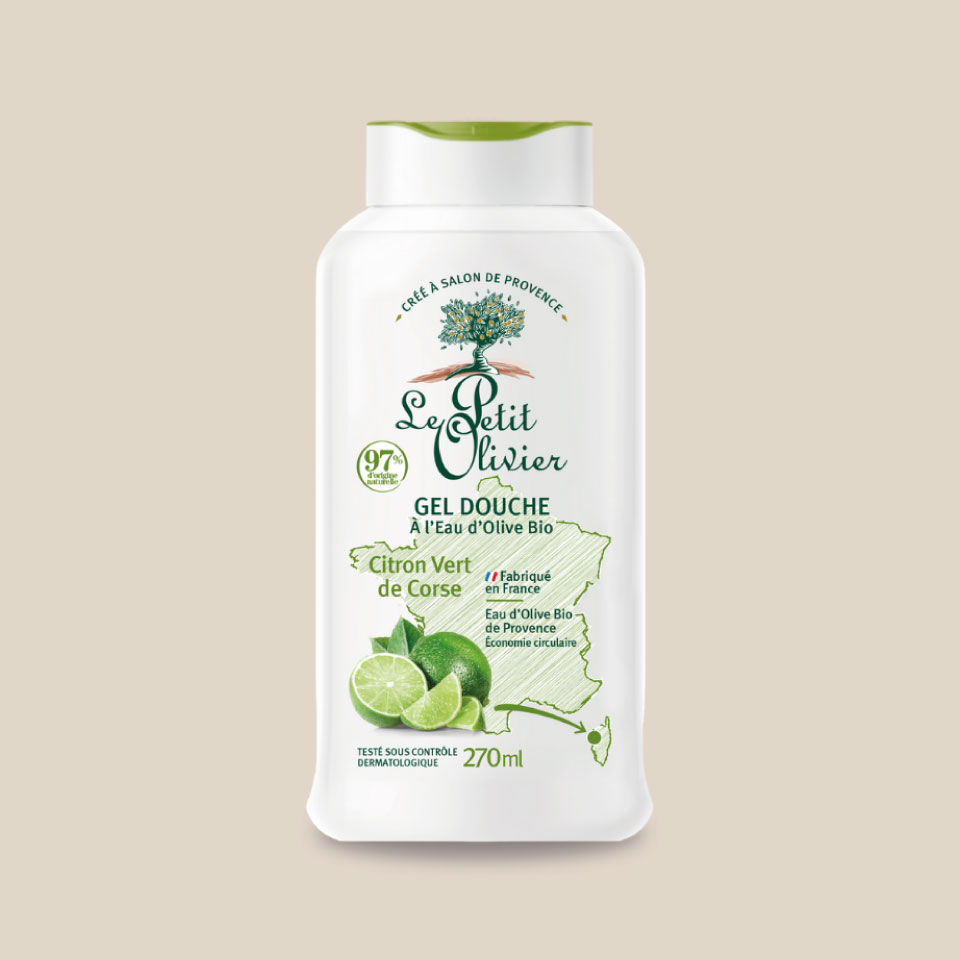 Gel douche à l'eau d'Olive Bio