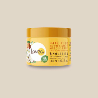 Masque cheveux 3-en-1 – Cheveux secs/abimés – Monoï & Karité