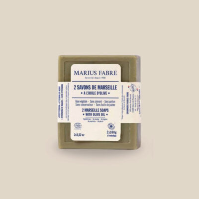 Authentic Marseille Soap – Olive Oil – Natural - 2 x 100 g