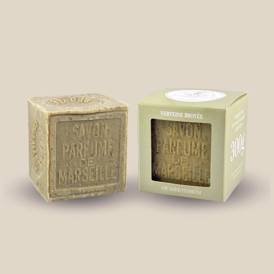 Cube de Savon de Marseille parfumé - Exfoliant