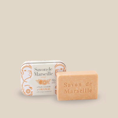Savon de Marseille parfumé 100 g – Boîte Métal
