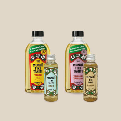 Huile parfumée au Monoï Tiki de Tahiti