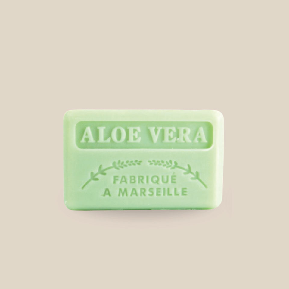 Marseille Soap – Organic Shea Butter 125g – Aloe Vera - Image 3
