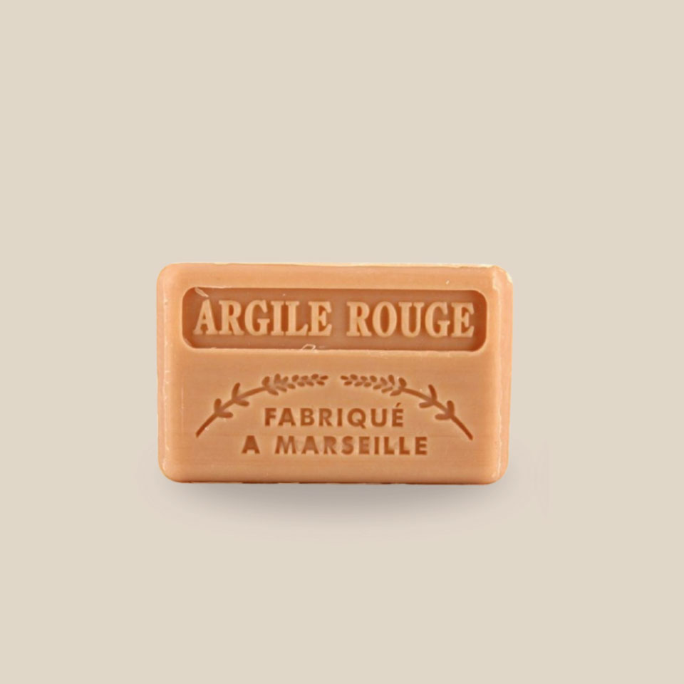 Marseille Soap – Organic Shea Butter 125g – Red Clay - Image 3