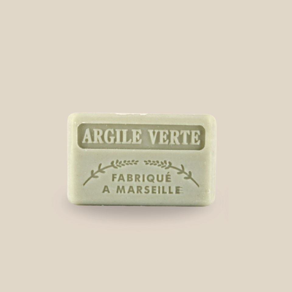 Savonnette Marseillaise – Beurre de karité Bio 125g – Argile Verte – Image 3