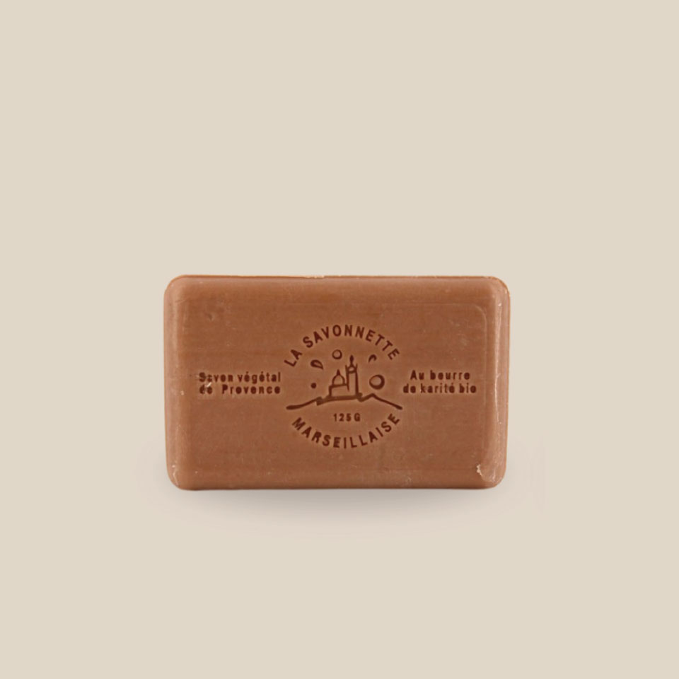 Marseille Soap – Organic Shea Butter 125g – Chocolate - Image 2