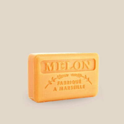 Savonnette Marseillaise – Beurre de karité Bio 125g – Melon
