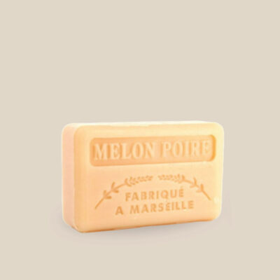Savonnette Marseillaise – Beurre de karité Bio 125g – Melon Poire