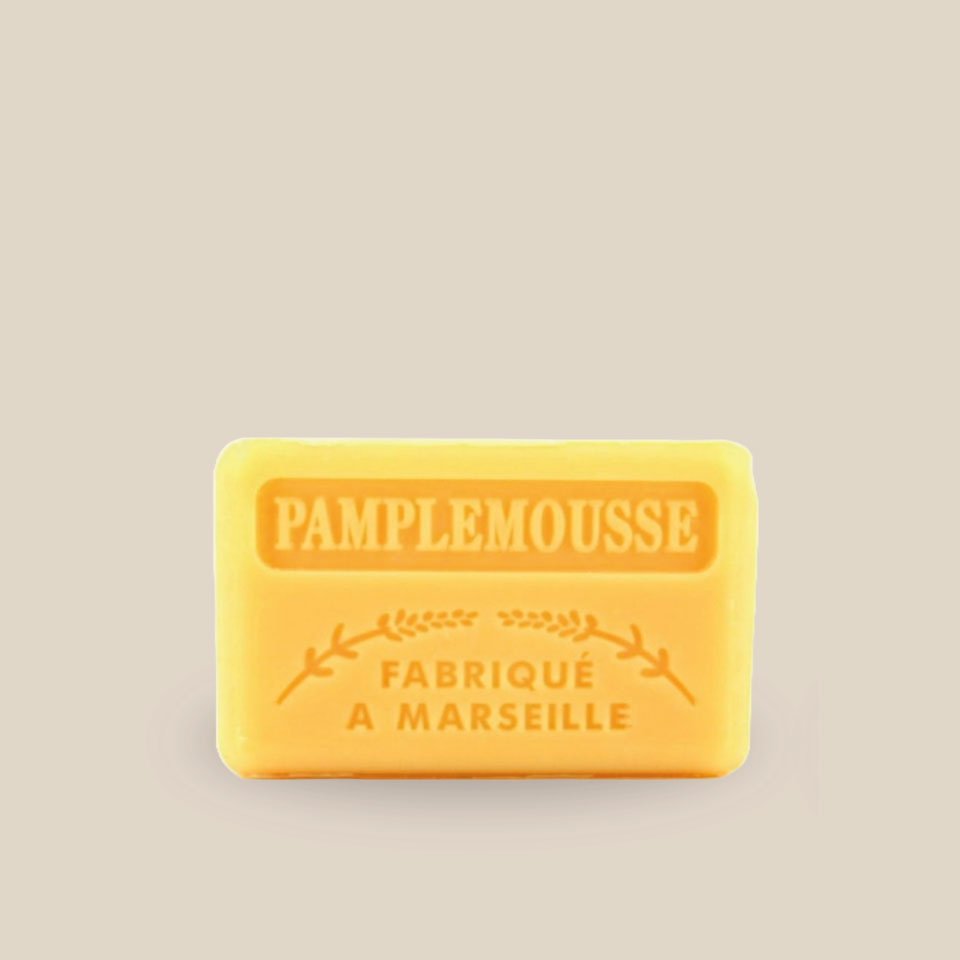 Savonnette Marseillaise – Beurre de karité Bio 125g – Pamplemousse – Image 3