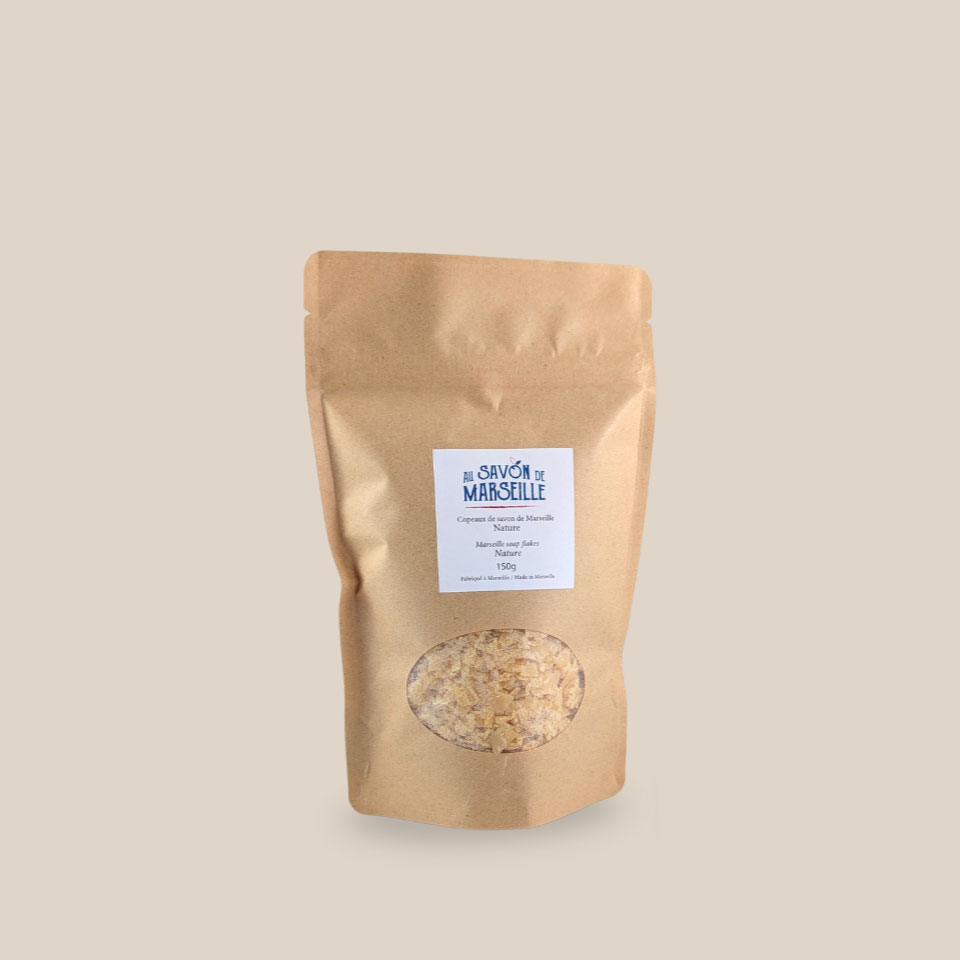 150g bag of Marseille soap flakes, natural