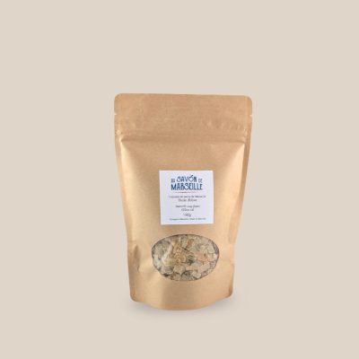 Sac 150g de copeaux de savon de Marseille, olive