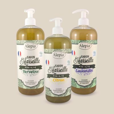 Organic liquid Marseille soap – Pure Olive – With Essential Oils