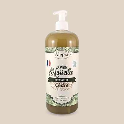 Savon de Marseille liquide Bio – Pure Olive – Aux Huiles Essentielles