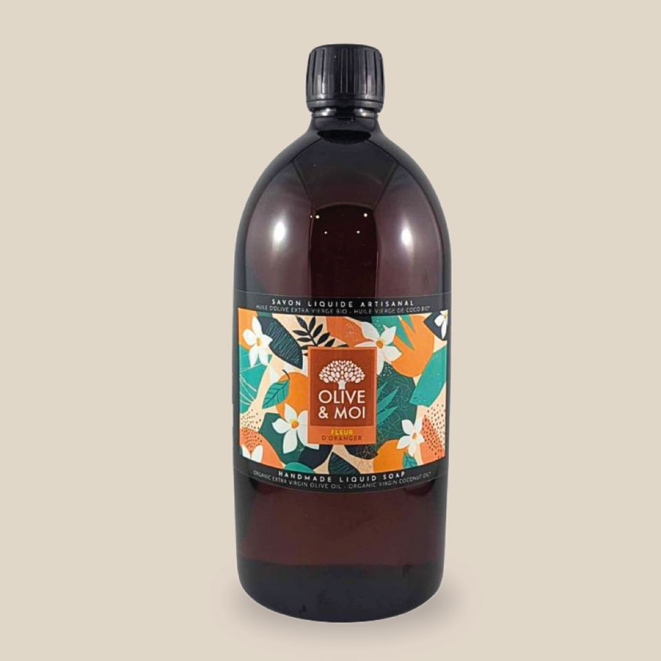 Savon liquide Bio – Olive Extra Vierge & Coco Extra Vierge Bio