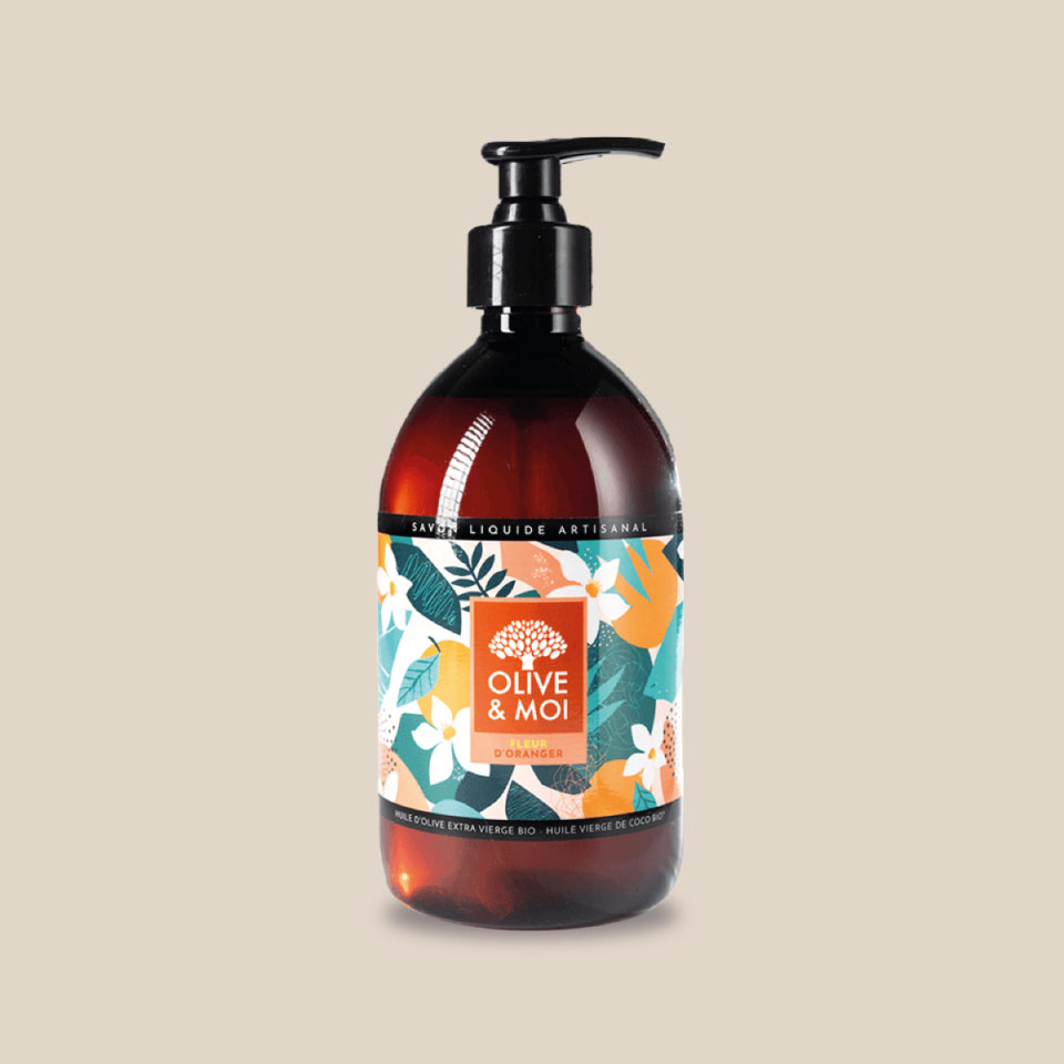 Savon liquide Bio – Olive Extra Vierge & Coco Extra Vierge Bio
