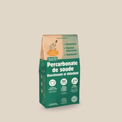 Photo produit : Percarbonate de soude 500g dans un sac kraft