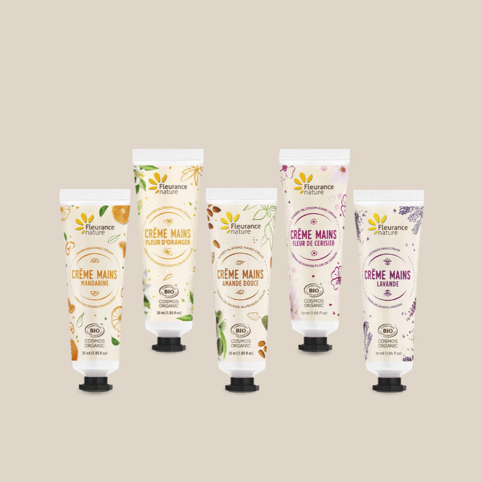 Des crèmes à mains bio et parfumée de Fleurance Nature