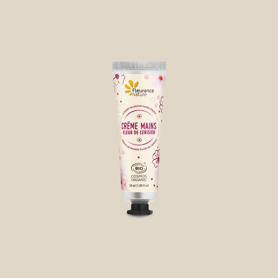 Product photo: Organic Cherry Blossom Hand Cream, 30ml tube